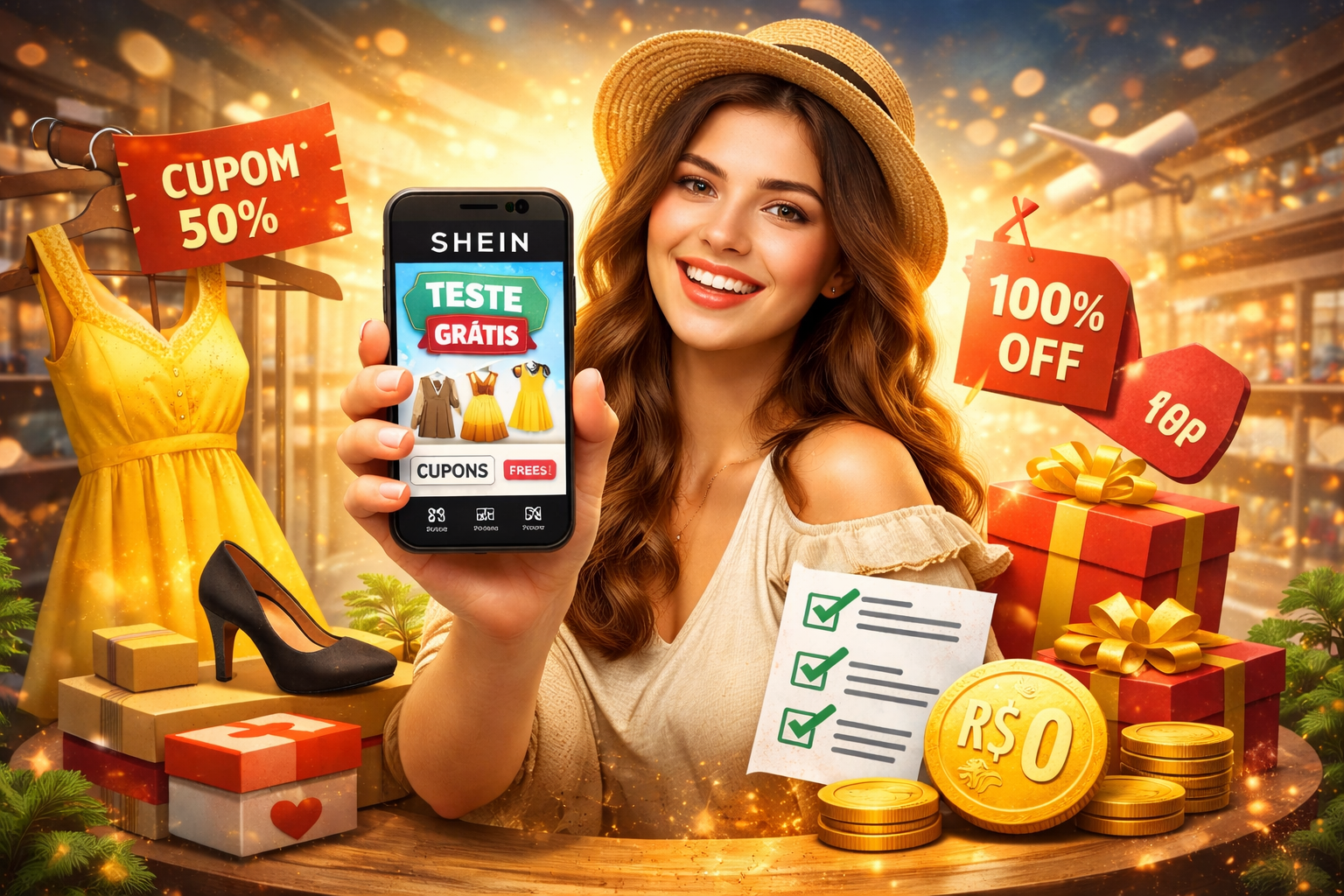 Aplicație pentru a cumpăra haine cu o reducere de 100%